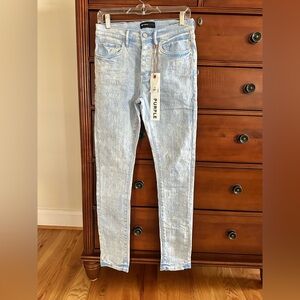 Purple jeans never worn